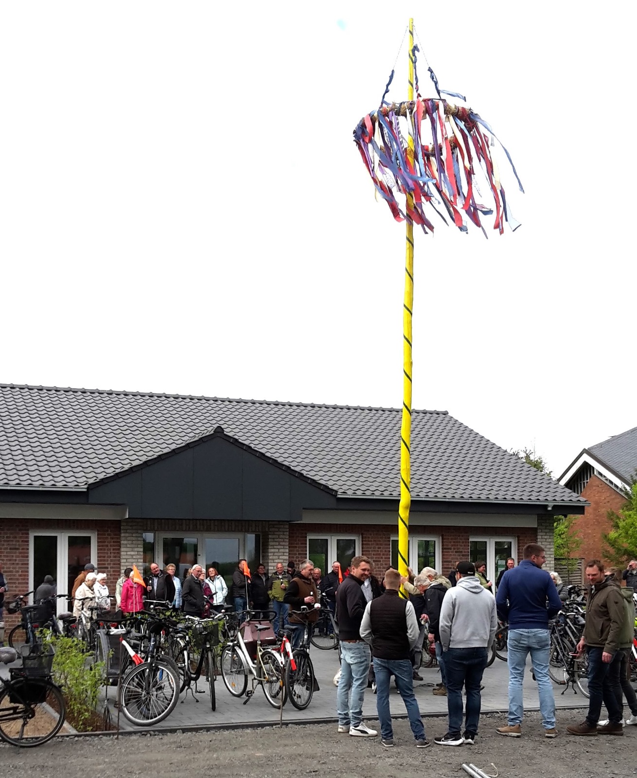 Die Bauarbeiten am Gemeindehaus schreiten voran